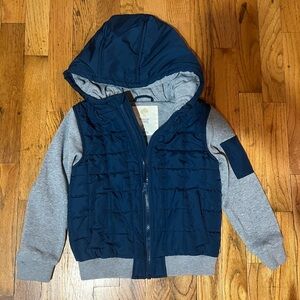 Tucker + Tate Navy and Gray Kids Hoodie